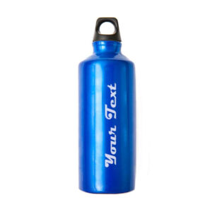 branded metal sports bottle